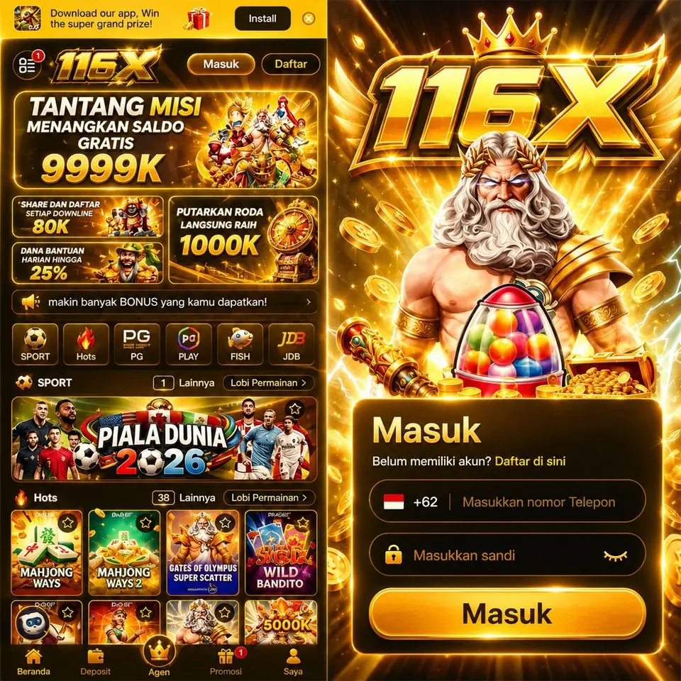 116x Masuk